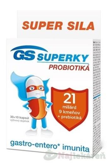 GS Superky probiotika 30+10 kapsúl