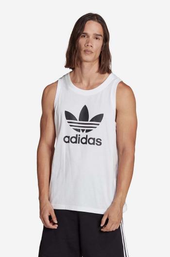 Bavlnený top adidas Originals biela farba