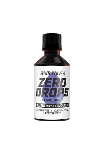 BiotechUSA Ochucovacie kvapky Zero Drops, čučoriedka 50 ml