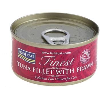 FISH4CATS Konzerva pre mačky Finest tuniak s krevetami 70 g (5060084829572)
