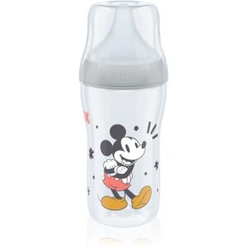 NUK Perfect Match fľaša s kontrolou teploty Mickey 260 ml