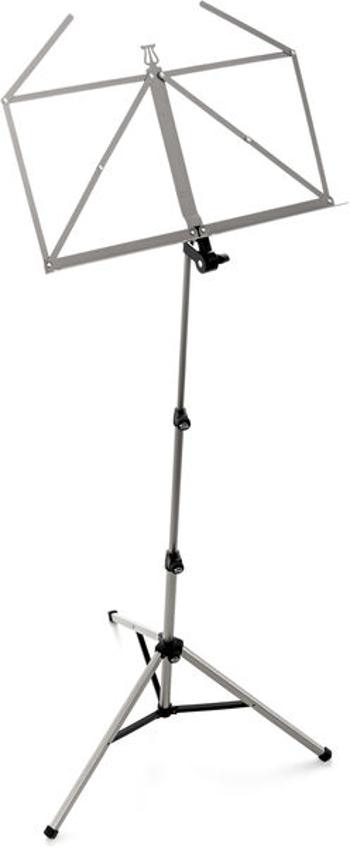 K&M 10065 Music stand nickel-colored