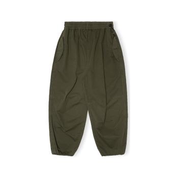 Revolution  Parachute Trousers 5883 - Army  Nohavice Zelená