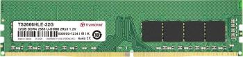 Transcend Modul RAM pre PC  TS2666HLE-32G 32 GB 1 x 32 GB DDR4-RAM 2666 MHz CL19