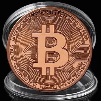 Minca Bitcoin Ružová/Zlatá