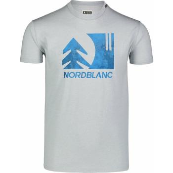 Pánske bavlnené tričko Nordblanc TREETOP šedé NBSMT7399_SSM S