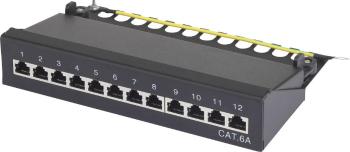 Renkforce  12 portů sieťový Patchbox CAT 6A 1 U