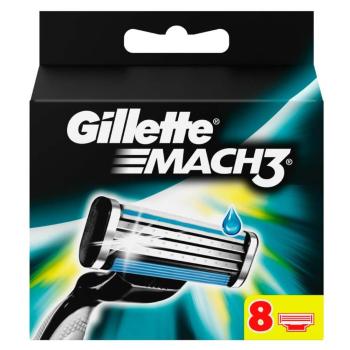 GILLETTE MACH 3 náhradné hlavice 8KS, poškodený obal