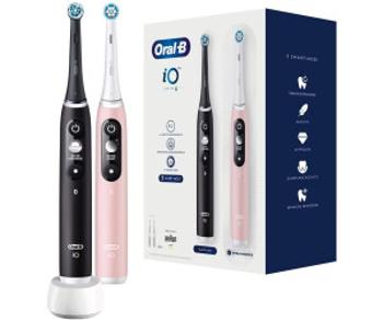 Oral B Io Series 6 Duo Black&Pink Elektrická Zubná Kefka