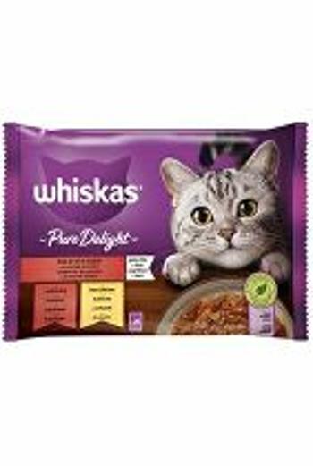 Kapsuly Whiskas. Pure Delight výber v želé 4x85g