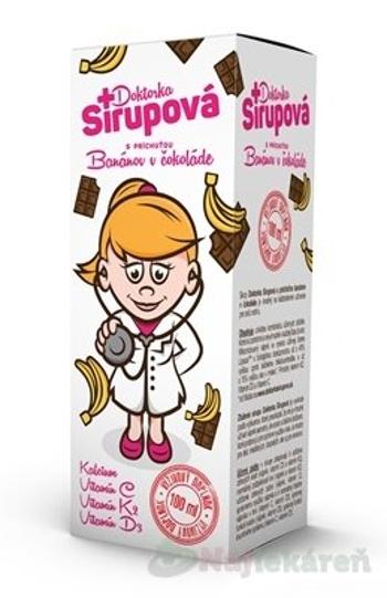 Doktorka Sirupová kalciový sirup s príchuťou banánov v čokoláde 100 ml