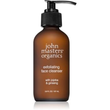 John Masters Organics Jojoba & Ginseng Exfoliating Face Cleanser exfoliačný čistiaci gél 107 ml