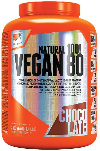 EXTRIFIT Vegan 80 čokoláda 2000 g