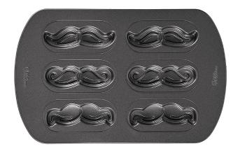 Forma na pečenie fúziky - Mustache Movember Cookie Pan - Wilton