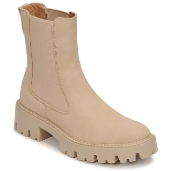 Only  ONLBETTY-1 NUBUCK PU BOOT  Polokozačky Hnedá