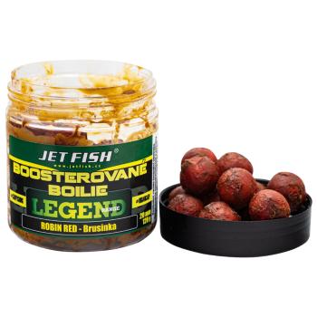 Jet fish boosterované boilie legend range 250 ml 24 mm -  robin red brusnica