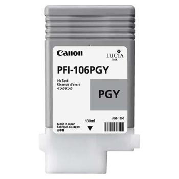 CANON PFI-106 - originálna cartridge, foto sivá, 130ml