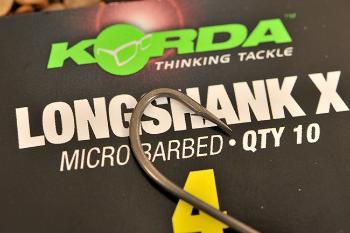 Korda háčiky long shank x 10 ks - veľkosť 4