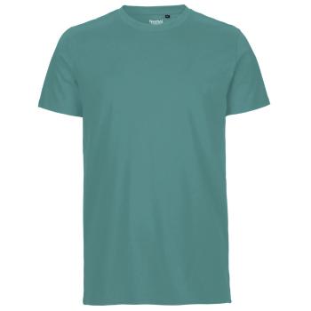 Neutral Pánske tričko Fit z organickej Fairtrade bavlny - Teal | M