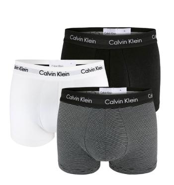 Calvin Klein - 3PACK cotton stretch stripes boxerky-L (91-96 cm)