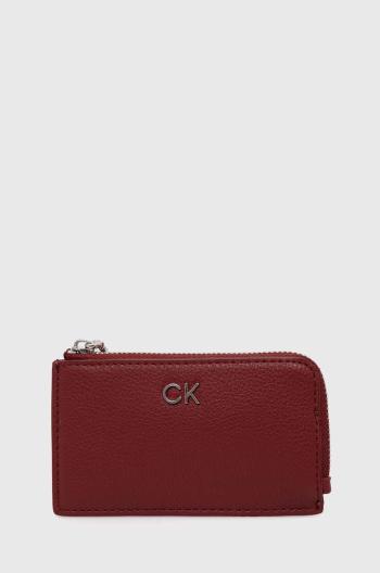 Puzdro na karty Calvin Klein červená farba, K60K612281