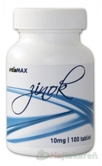 Vitamax Zinok 10 mg 100 tbl