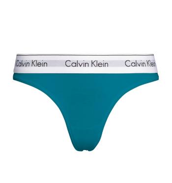 CALVIN KLEIN - tangá Modern cotton petrol color - special limited edition-M