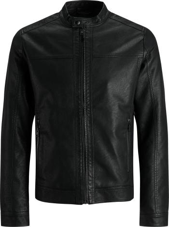 Jack&Jones Pánska bunda JJEWARNER JACKET Noosa 12182461 Black M