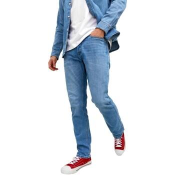 Jack & Jones  Nohavice PANTALON VAQUERO HOMBRE JACK JONES 12223505  Modrá