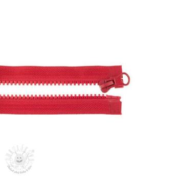 Zips deliteľný 55 cm dark red