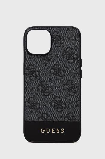 Puzdro na mobil Guess Iphone 14 6,1" šedá farba