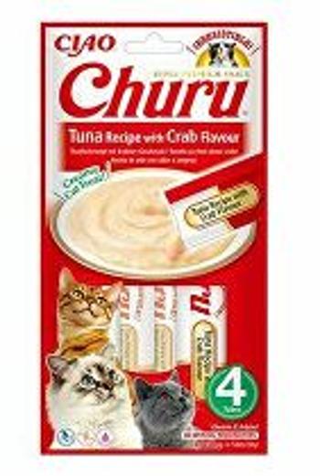 Churu Cat Recept na tuniaka s príchuťou kraba 4x14g + Množstevná zľava