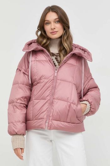 Páperová bunda Marella dámska, ružová farba, zimná, oversize
