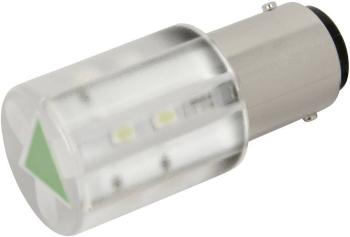 CML indikačné LED  BA15d  zelená 24 V/DC, 24 V/AC  1050 mcd  18560351