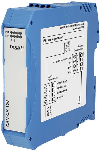 Ixxat 1.01.0210.20000 CAN / CAN FD opakovač so skrutkovacím konektorom a integrovaným zakončovacím odporom zbernice 1 ks