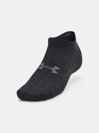 Under Armour UA Essential No Show Ponožky 3 páry Čierna