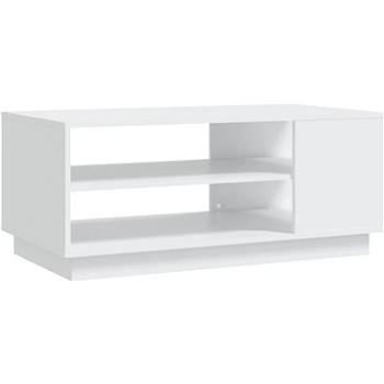 SHUMEE Konferenčný stolík biely 102 × 55 × 43 cm drevotrieska, 810280