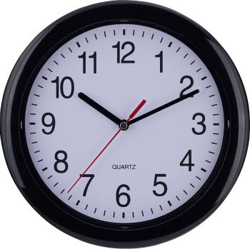 EUROTIME 22221 Quartz nástenné hodiny 25 cm  čierna
