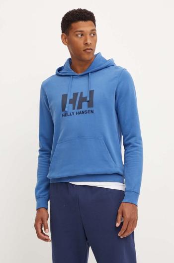 Bavlnená mikina Helly Hansen HH LOGO HOODIE pánska, s kapucňou, s nášivkou, 33977