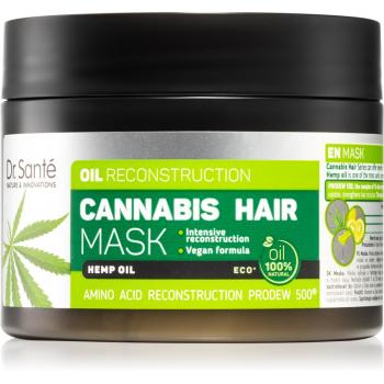 Dr. Santé Cannabis regeneračná maska pre poškodené vlasy 300 ml