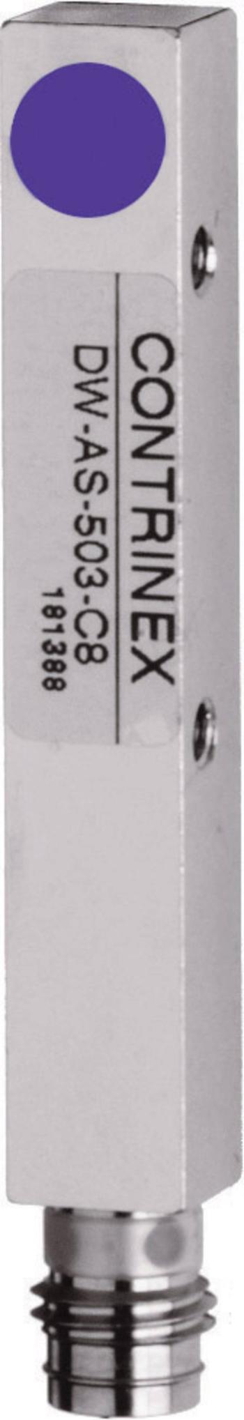 Contrinex indukčný senzor priblíženia 8 x 8 mm zarovnaná PNP DW-AS-503-C8