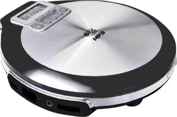 soundmaster CD9220 prenosný CD prehrávač - diskman CD, CD-R, CD-RW, MP3 s USB nabíjačkou čierna, sivá