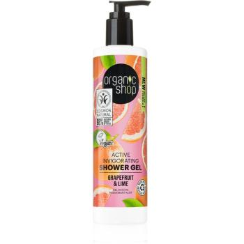 Organic Shop Grapefruit & Lime aktívny sprchový gel 280 ml