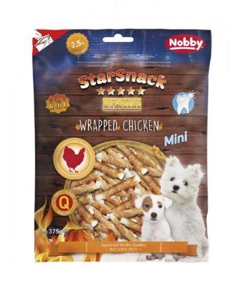 NOBBY PUPPY & SMALL Wrapped Chicken 375g