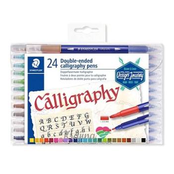 Staedtler Calligraph Duo 2,0/3,5 mm, kaligrafický, obojstranný, 24 farieb (4007817042915)