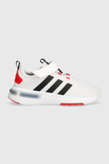 Detské tenisky adidas RACER TR23 EL K biela farba