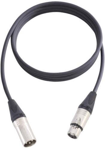 AH Cables KM15FMBLK XLR prepojovací kábel [1x XLR zásuvka - 1x XLR zástrčka] 15.00 m čierna