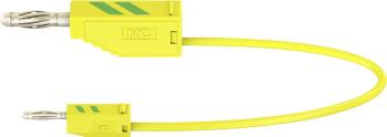 Stäubli AK205/410 merací kábel [lamelový zástrčka 4 mm - lamelový zástrčka 2 mm ] 45.00 cm zelená, žltá 1 ks