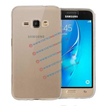 Silikónový obal Samsung Galaxy J1 2016 šedý