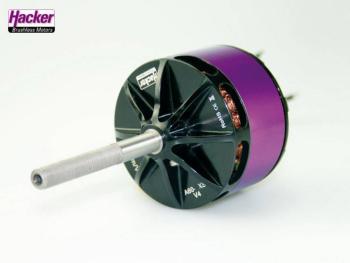 Hacker A60-5XS V4 28-Pole brushless elektromotor pre modely lietadiel KV (ot./min / V): 420 Počet závitov: 5